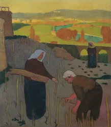 Minde om aftenen II eller Vingården ved Le Pecq, 1890